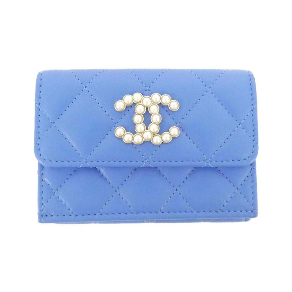 CHANEL Blue Wallet - Picture 1 of 5